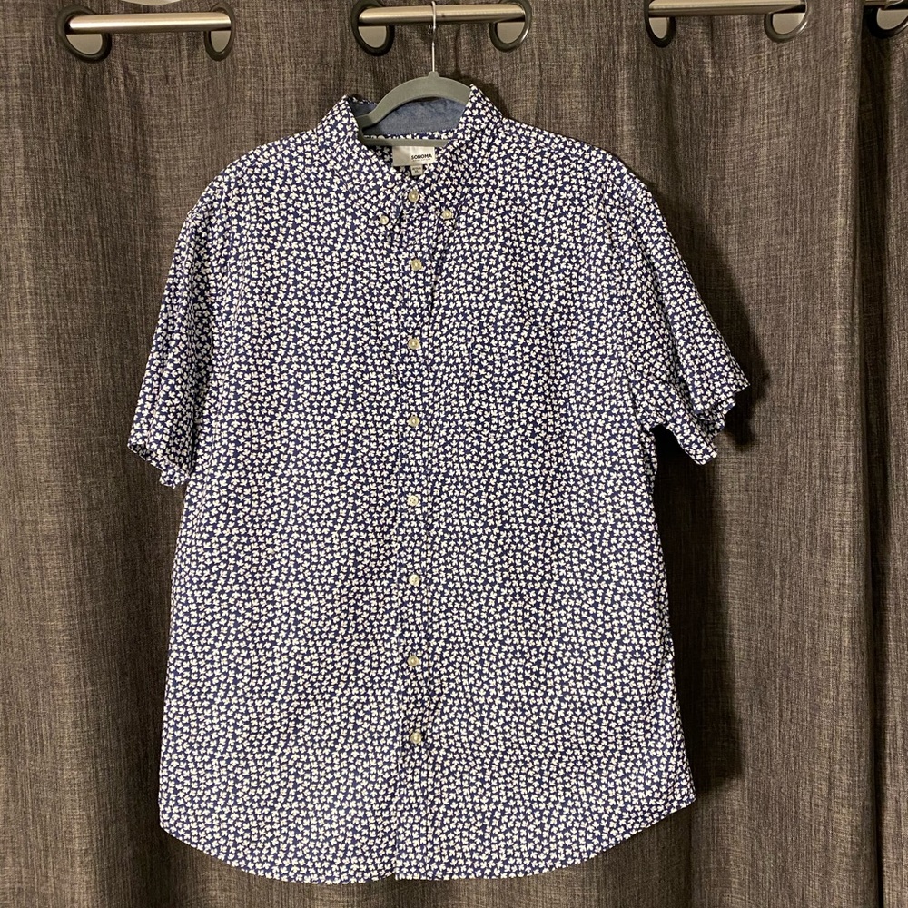 Sonoma Button Down Short Sleeve PERFECT!